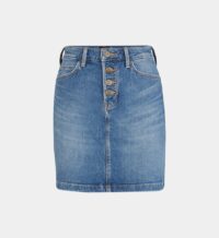 Jupe courte denim Bleu Lee