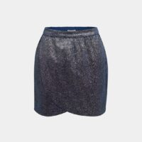 Jupe courte droite tulipe strass Bleu Zadig&Voltaire