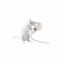 Lampe Mac Mouse souris assise USB résine 5 x 15 x 12