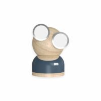 Lampe Mr Watt Goggle en bois bleu  LED 5W Bleu DesignNest