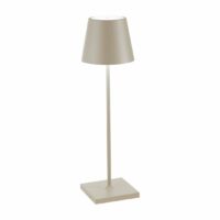 Lampe à poser Poldina Pro Beige Beige Zafferano