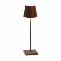 Lampe à poser Poldina Pro Brun Marron Zafferano