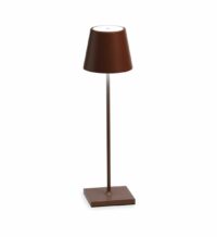 Lampe à poser Poldina Pro Brun Marron Zafferano