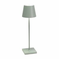 Lampe à poser Poldina Pro Vert sauge Vert Zafferano