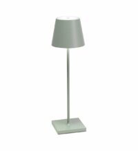 Lampe à poser Poldina Pro Vert sauge Vert Zafferano