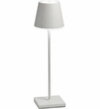 Lampe à poser Poldina Pro blanche Blanc Zafferano