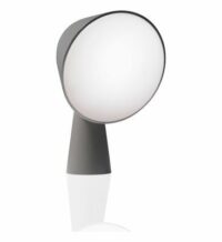 Lampe de table BINIC grise 14 x 14 x 20 cm Gris Foscarini
