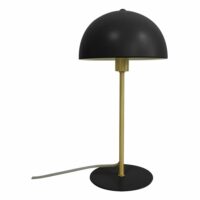 Lampe de table BONNET métal noir 25W Noir Leitmotiv