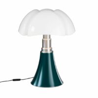 Lampe de table grand modèle Pipistrello vert agave H66 à 86 cm Vert Martinelli Luce