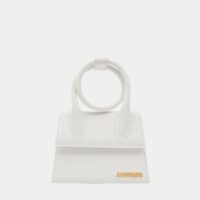 Le Chiquito Noeud cuir Blanc Jacquemus