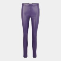 Legging Turot enduit stretch Violet Parisienne & Alors