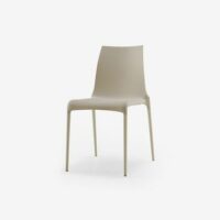 Lot de 2 chaises PETRA by Claudio Dondoli & Marco Pocci Beige Cinna