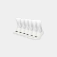 Lot de 6 paires de chaussettes Footie High Cut Blanc Ck Socks