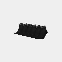 Lot de 6 paires de chaussettes Quarter logo Noir Ck Socks