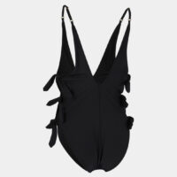 Maillot de bain 1 pièce Palms noeuds Noir Noholita