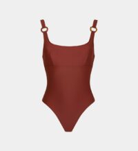 Maillot de bain 1 pièce Troublant Marron Anja