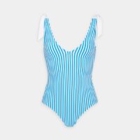 Maillot de bain 1 pièce rayé Vertigineux Bleu Anja