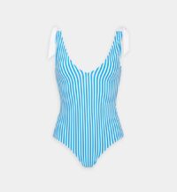 Maillot de bain 1 pièce rayé Vertigineux Bleu Anja