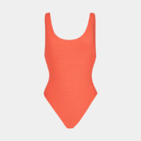 Maillot de bain 1 pièce rétro nylon mélangé Rouge Seafolly