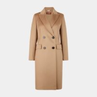 Manteau Manuel mi-long laine vierge Beige Studio Max Mara