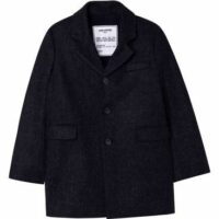 Manteau en laine doublé Noir Zadig&Voltaire Kids