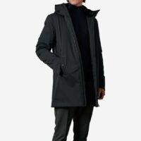 Manteau mi-long Gezi Noir Fusalp