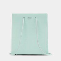 Mini sac cabas Longstrap cuir Vert Medea