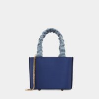 Mini sac cabas Sophia tissu Bleu Mashu