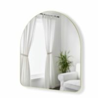 Miroir mural cintré H 91cm Jaune Umbra