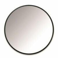 Miroir mural rond hub 94cm de diametre Noir Umbra