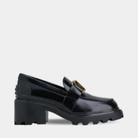 Mocassins en Cuir Noir Tod's