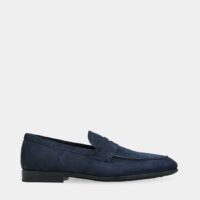 Mocassins en Cuir Velours Bleu Tod's