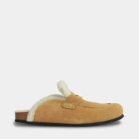 Mocassins en peau lainée Beige JW Anderson