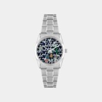 Montre Fusion acier cadran imprimé ZV Gris Zadig&Voltaire