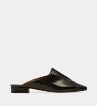 Mules Asportabile plissées cuir Noir L'Autre Chose