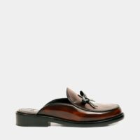 Mules mocassins cuir Marron Fabrizio Viti