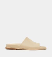 Mules plates Ada cuir nappa Beige Aeyde