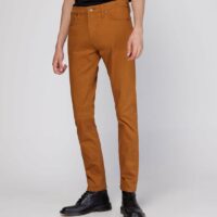 Pantalon Alpha Khaki slim stretch caramel Bleu Dockers