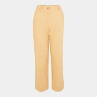 Pantalon Joez large rayures coton Jaune Sessùn