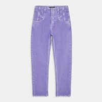 Pantalon Niliane crop coton Violet Isabel Marant