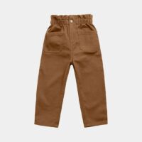 Pantalon Paperbag Beige Rylee + Cru