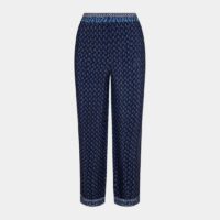 Pantalon Romina ample 7/8 imprimé Bleu Pepe Jeans