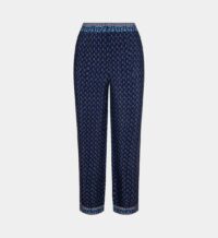 Pantalon Romina ample 7/8 imprimé Bleu Pepe Jeans