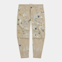 Pantalon Splatter Skipper Trousers Beige Dsquared2