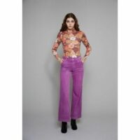 Pantalon Velours violet Violet Manoush