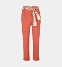 Pantalon chino Lupin et ceinture Orange Garance Paris