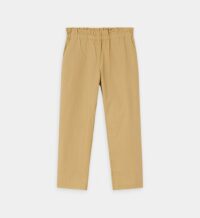 Pantalon droit Fétiche en coton Beige Bonpoint