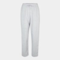 Pantalon droit Gingham à carreaux Vert Forte_Forte