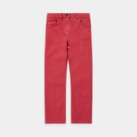 Pantalon droit coton mélangé Rose Bonton