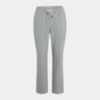 Pantalon droit fluide Gris Knowledge Cotton Apparel